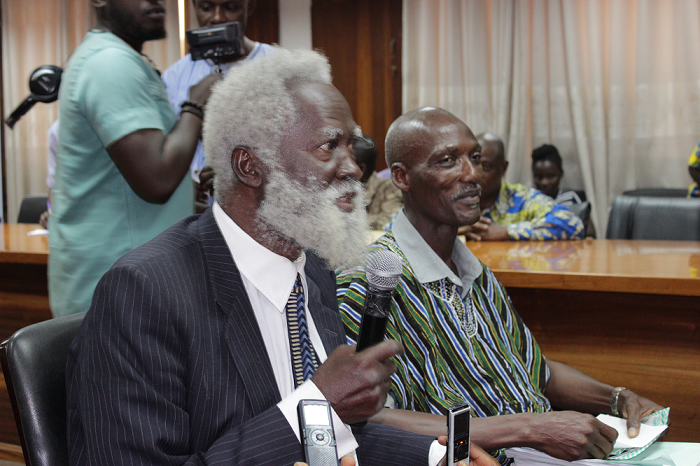 Flag bearer of the Democratic People’s Party (DPP), Mr Thomas Nuako Ward-Brew